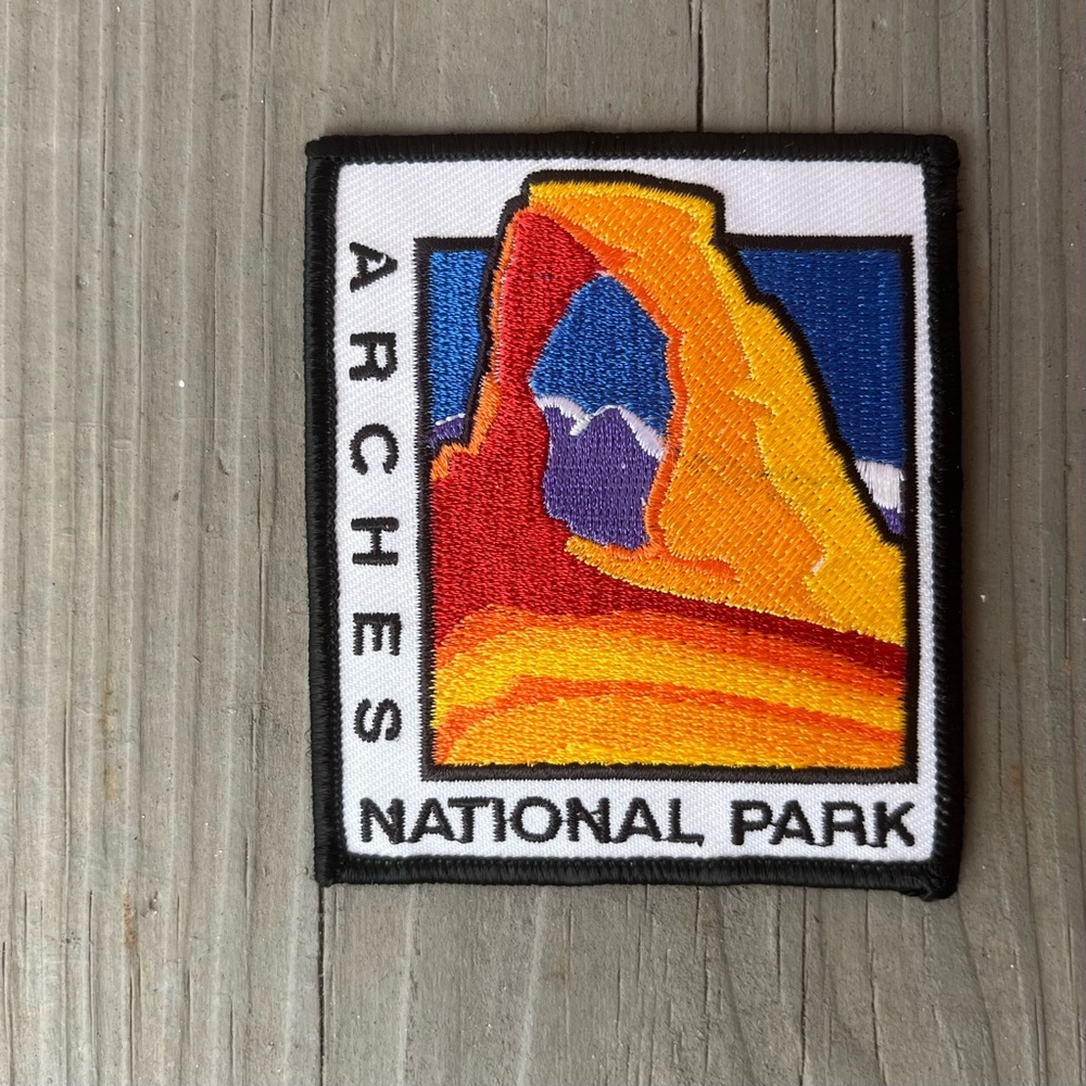 Arches National Park Souvenir Patch Delicate Arch Moab Utah
